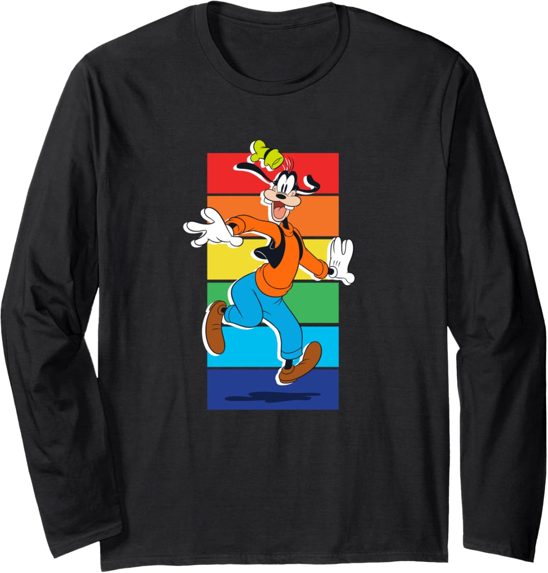 Disney Goofy Rainbow Langarmshirt