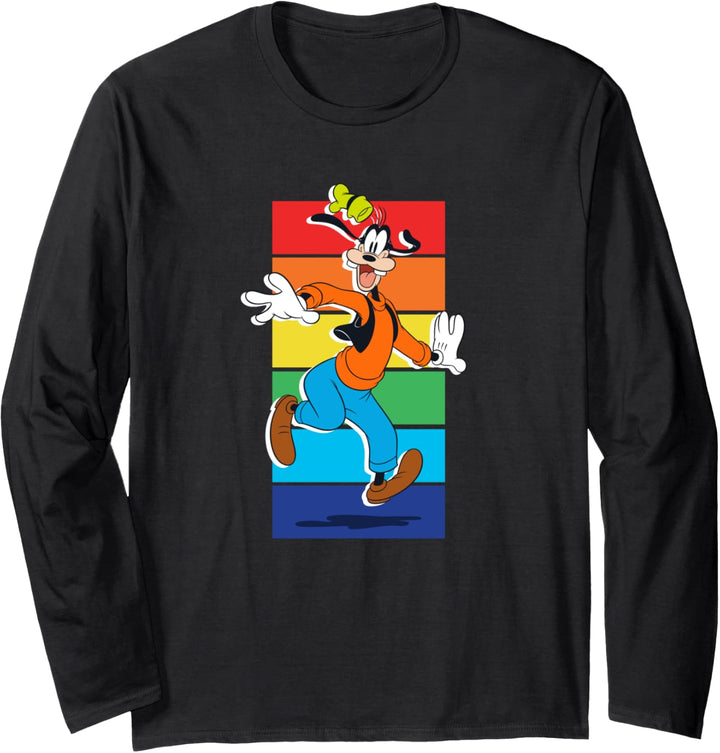 Disney Goofy Rainbow Langarmshirt