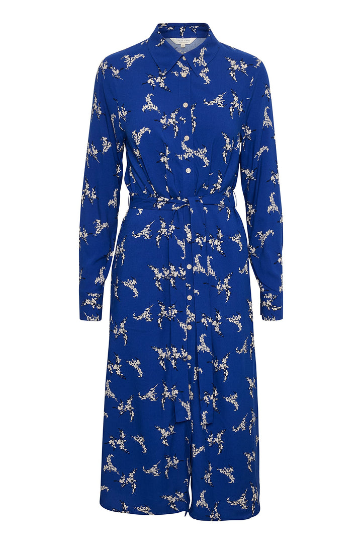 PART TWO Damen Silane Kleid Casual Dress 34 Mazarine Blue Bouquet Print, 34 Mazarine Blue Bouquet Pr