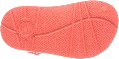 Fitflop Jungen Unisex Kinder Iqushion Kids Ergonomic Back Strap Sandale, Neon Orange, 26 EU