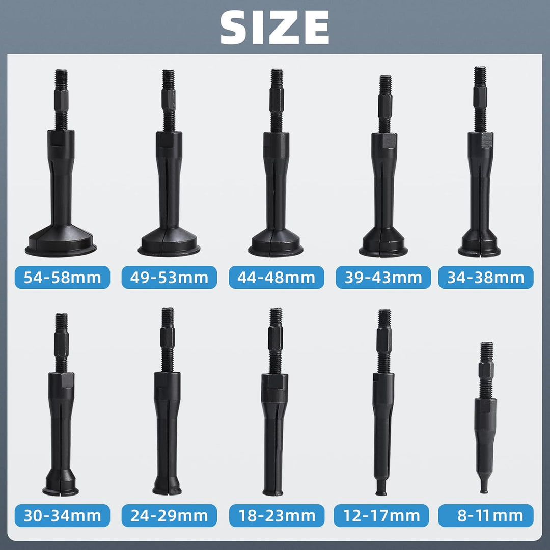 BOOMSTART 16tlg Innenlager Abzieher Innenabzieher Set, 5-58mm Lager Innenabzieher Set, Kugellager La