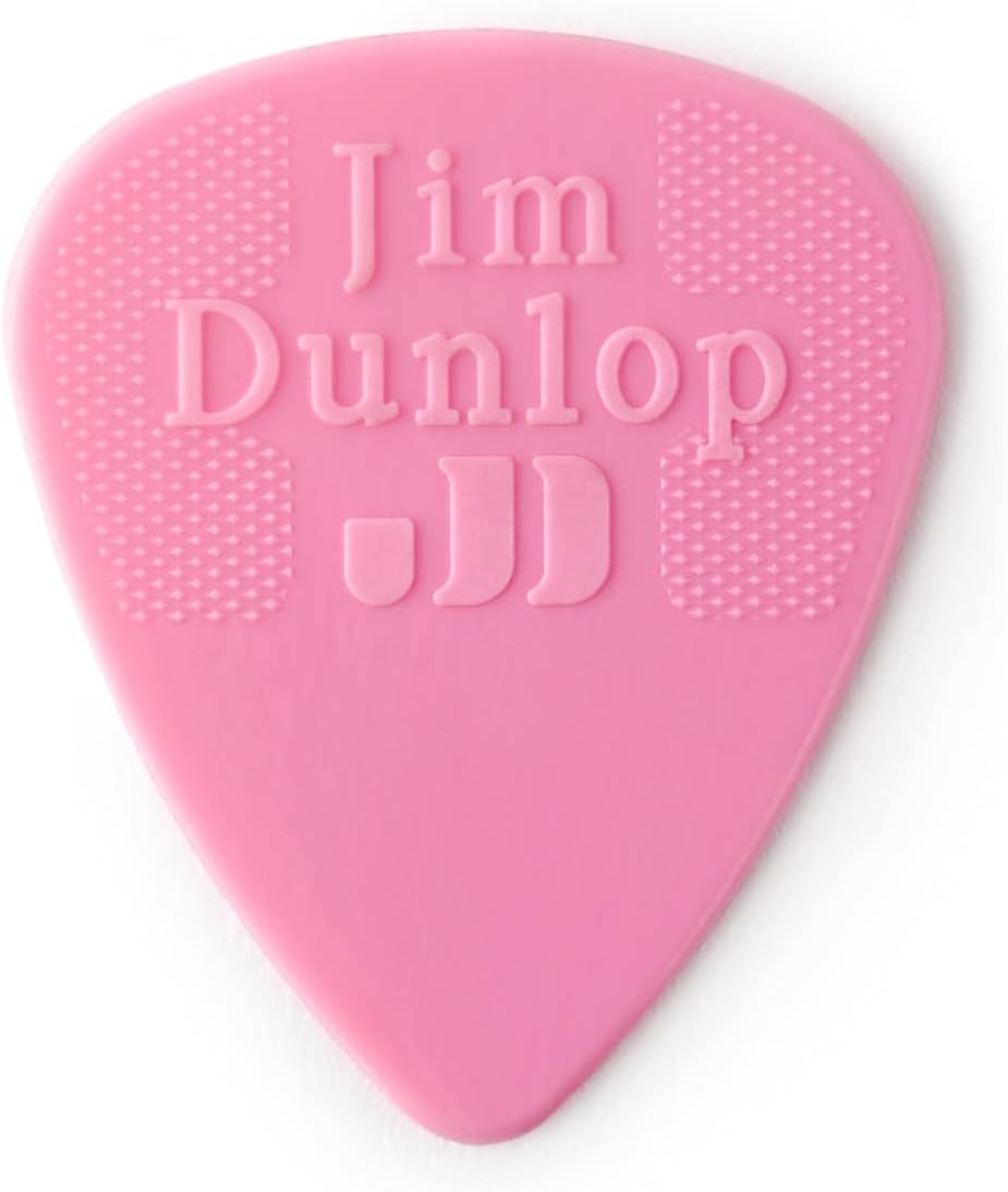 Jim Dunlop Fat Mike Custom Nylon 0.60mm pick 24 pack, Natural, ADU 44R060FM