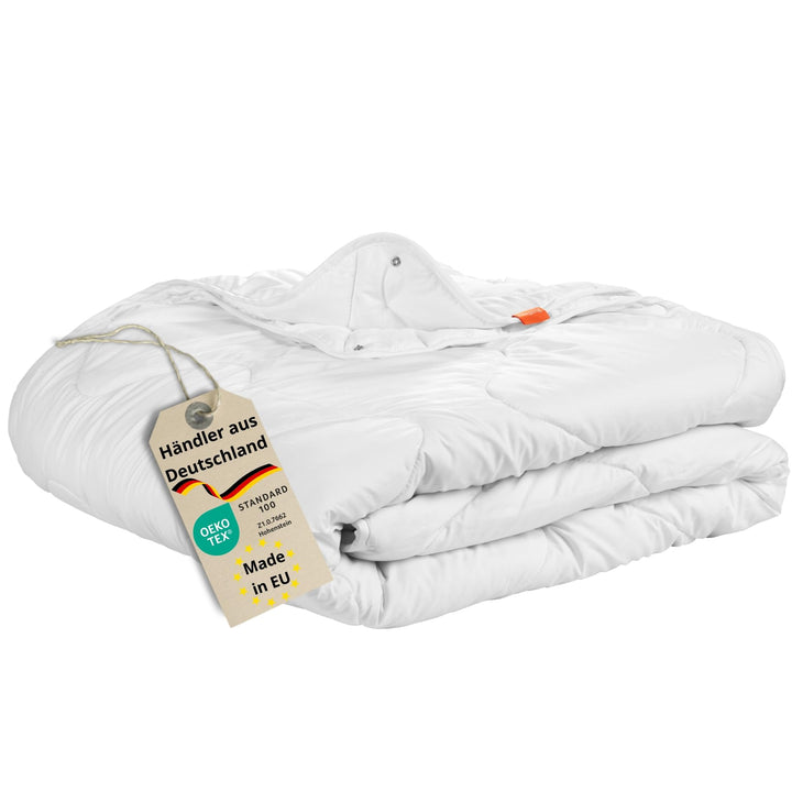 sleepling 196276 Basic 100 4-Jahreszeitendecke, Made in EU,100, Waschbar 60 Grad, Wärmeklass
