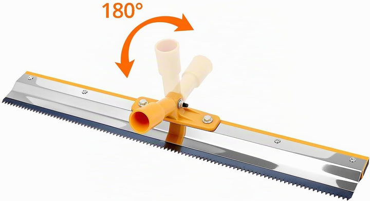 QWORK® Bodenbeschichtung Set, Epoxid Spike Schuhe, 0.4-1.6 m Teleskopstange, 50cm Entlüftungswalze (