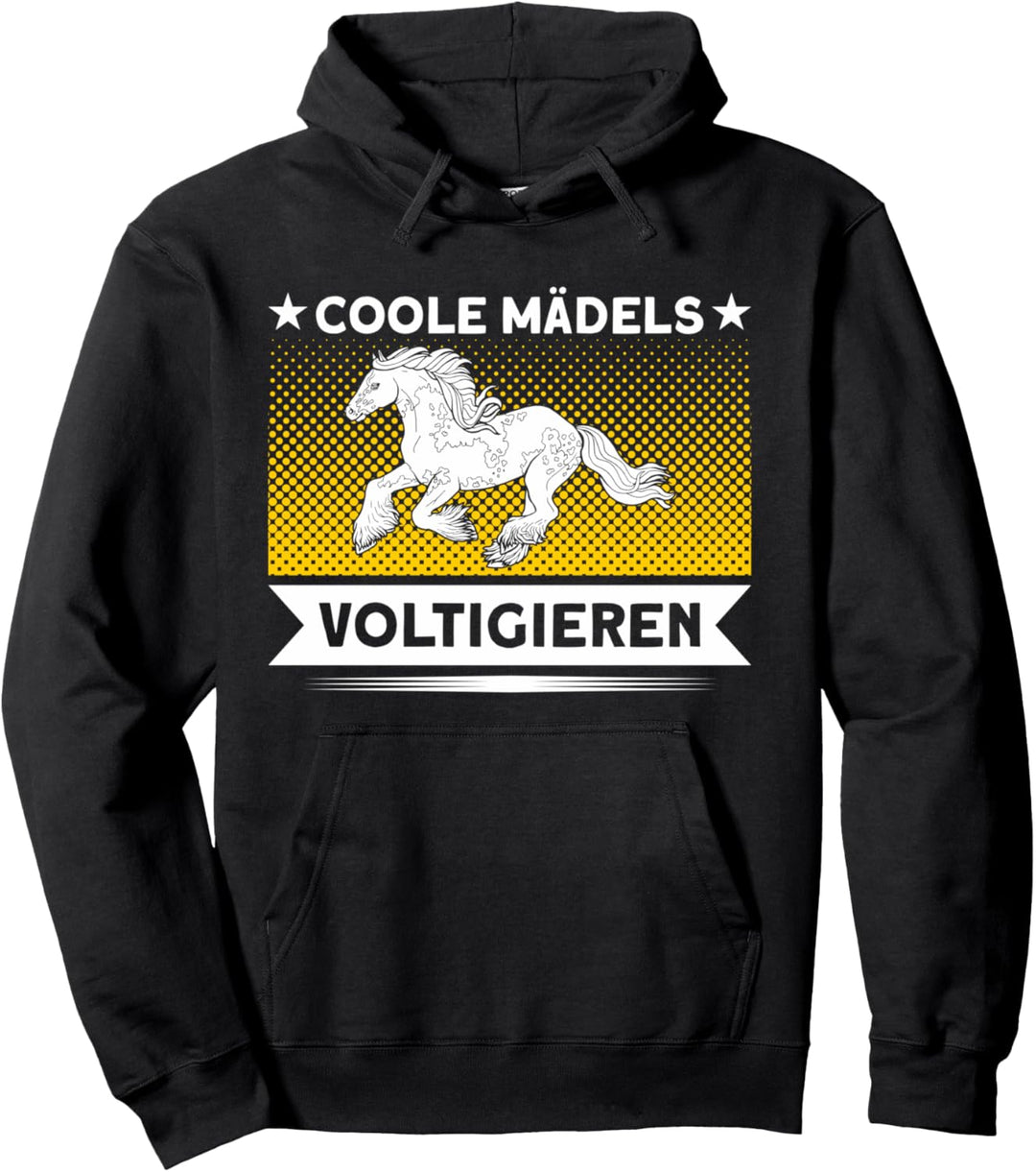 Voltigieren Coole Mädels Voltigieren Reiten Pullover Hoodie