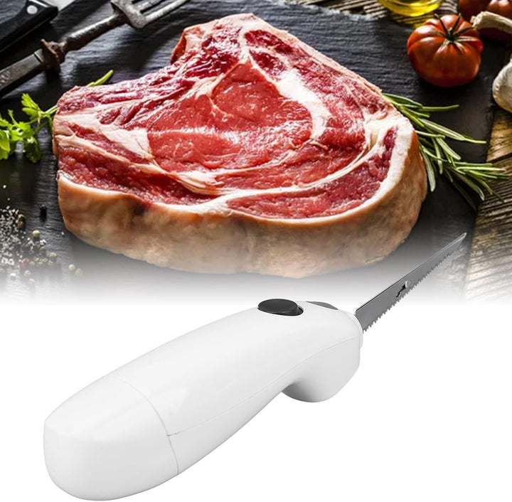 Elektrisches Messer Kabellos, Elektromesser für Fleisch Filetmesser Edelstahl Steakmesser Tranchierm