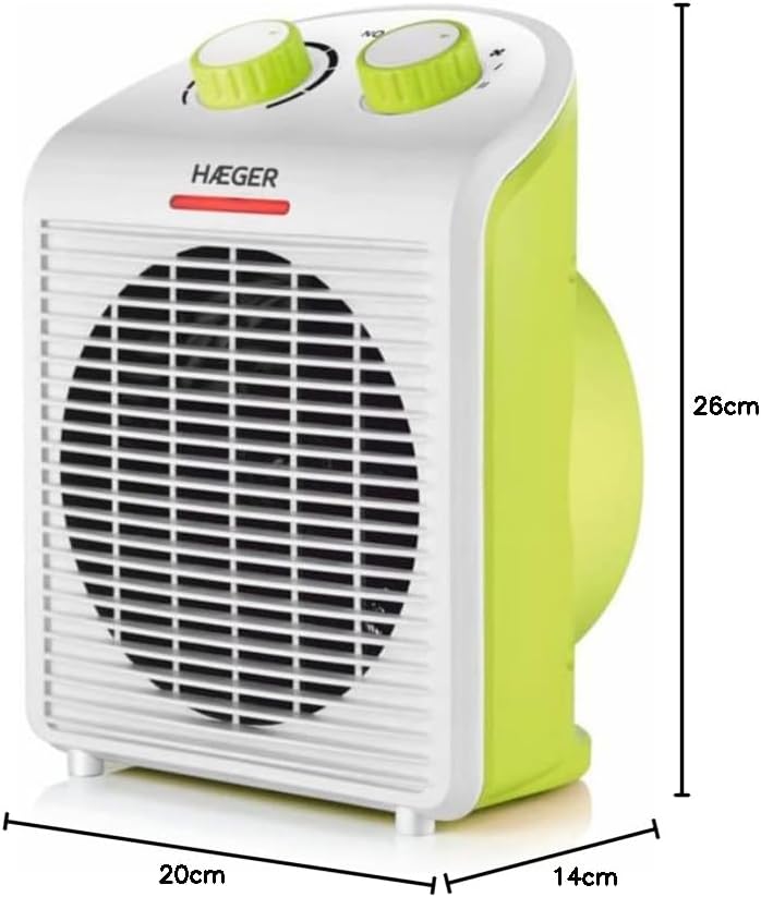Haeger FH-200.010A Heizlüfter Thermoheat, 2000 W