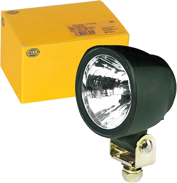 HELLA - Halogen-Arbeitsscheinwerfer - Modul 70 - 12/24V - Anbau/geschraubt - hängend/schwenkbarer Mo