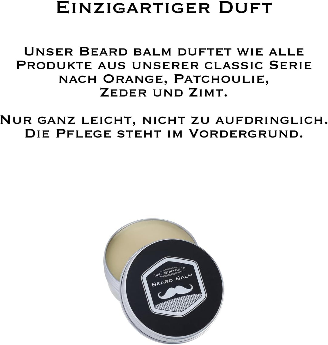Mr. Burton´s Beard Balm classic 60g Made in Germany unser Bartbalsam vereinigt Styling + Pflege für