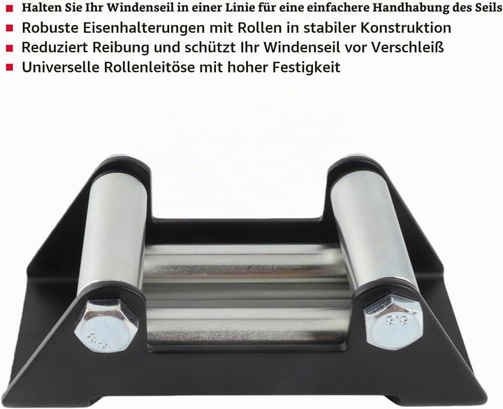 Seilwinde Seilrolle Seilführung Robust Nebeneinander 125 Mm Universell Fairlead einheiten des Fairle