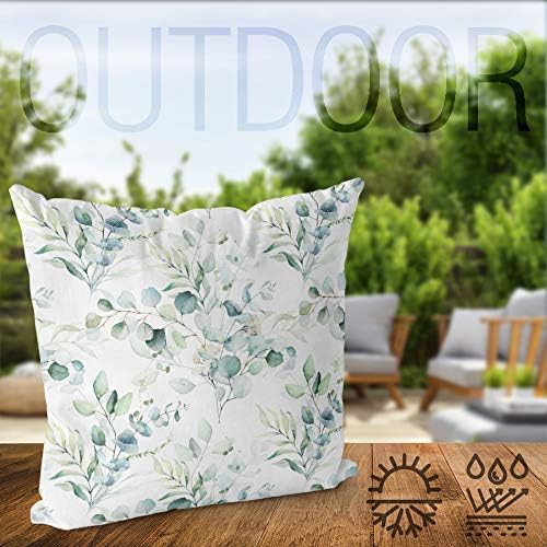 VOID Elegant Aquarell Blätter Kissenbezug Kissenhülle Sofakissen Kissen Deko Outdoor-Kissen Dekokiss