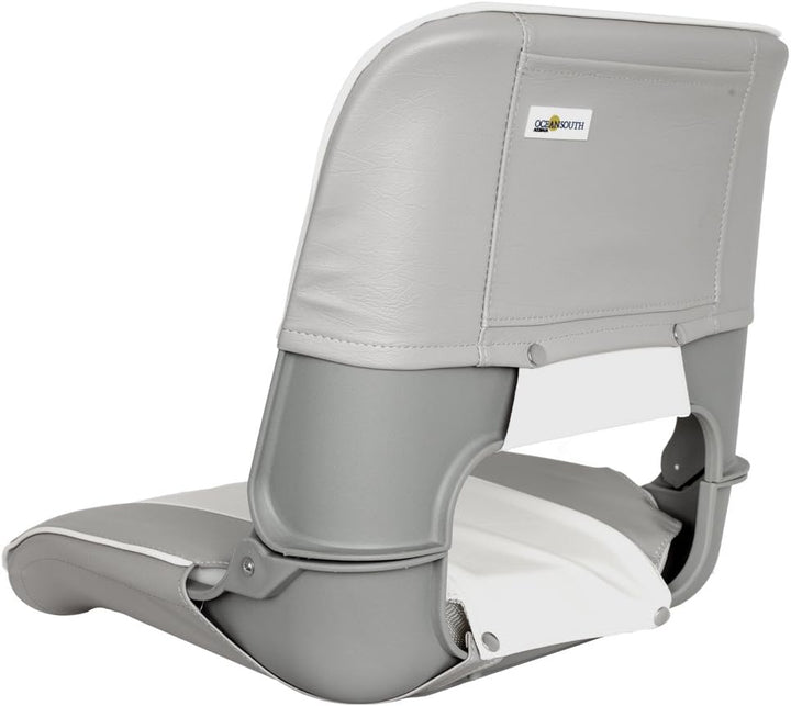 Oceansouth Skipper Klappsitz für Boote Grau/Weiss, Grau/Weiss