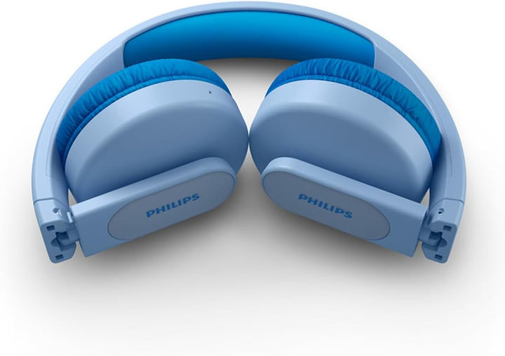 Philips TAK4206BL/00 Over Ear Bluetooth Kinder Kopfhörer Kabellos, Farbige LED-Leuchten, App mit Kin