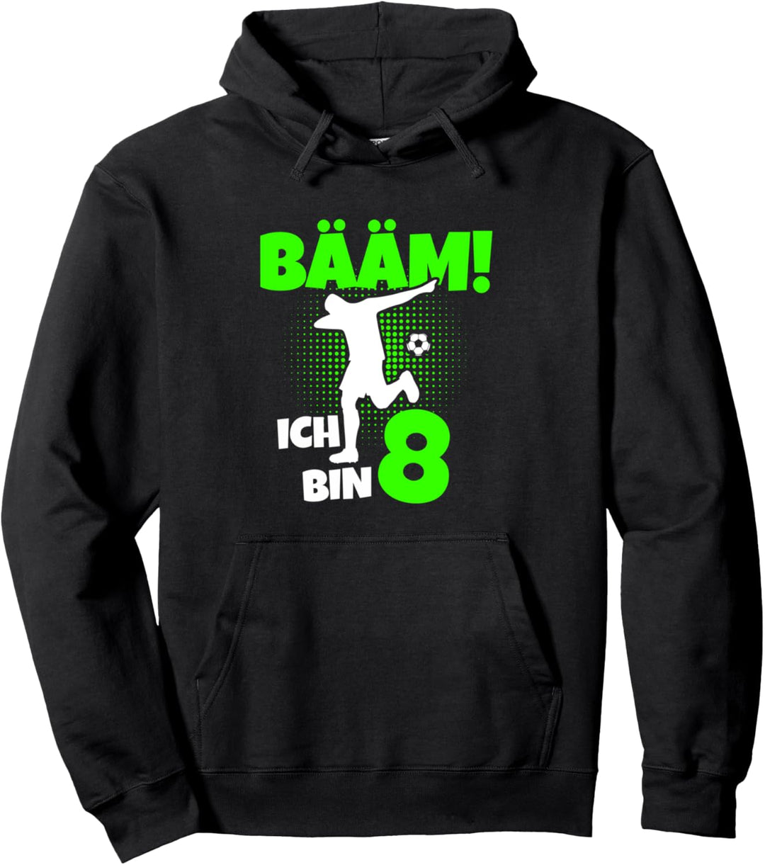 8 Geburtstag Junge 8 Jahre Fussball Geburtstag Pullover Hoodie