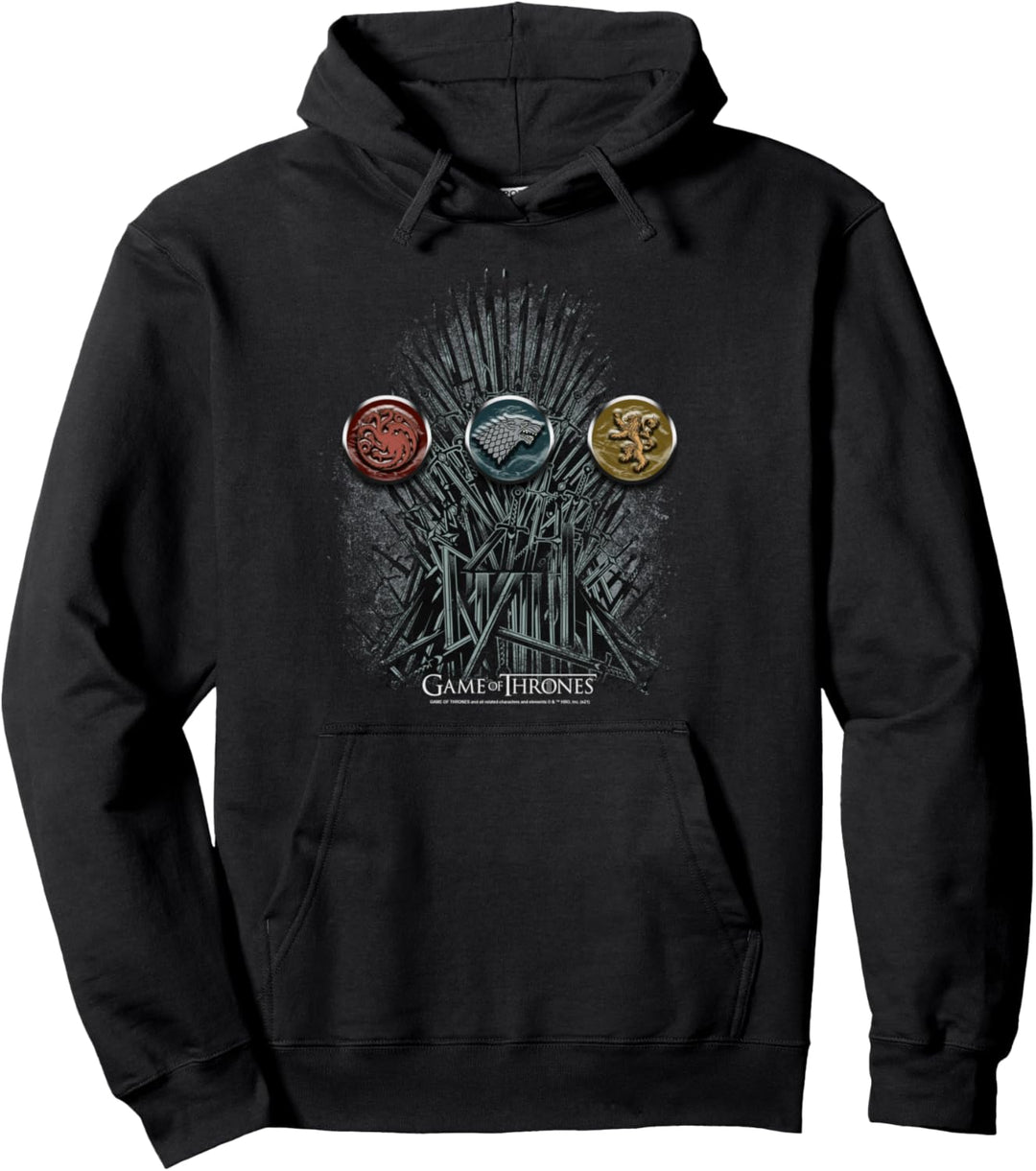 Game of Thrones For the Throne Sigils Pullover Hoodie