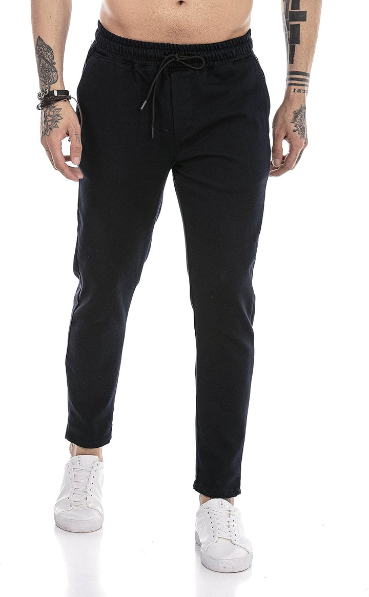 Redbridge Hose für Herren Freizeit-Hose Jogger Pants Chino S Blau, S Blau