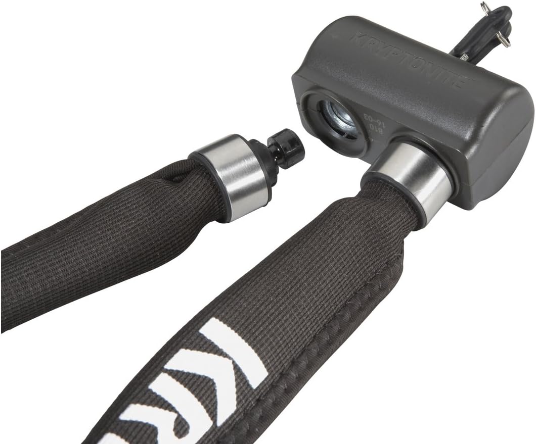 Kryptonite Unisex – Erwachsene Keeper Schlösser, Foldable, 6mm/95cm