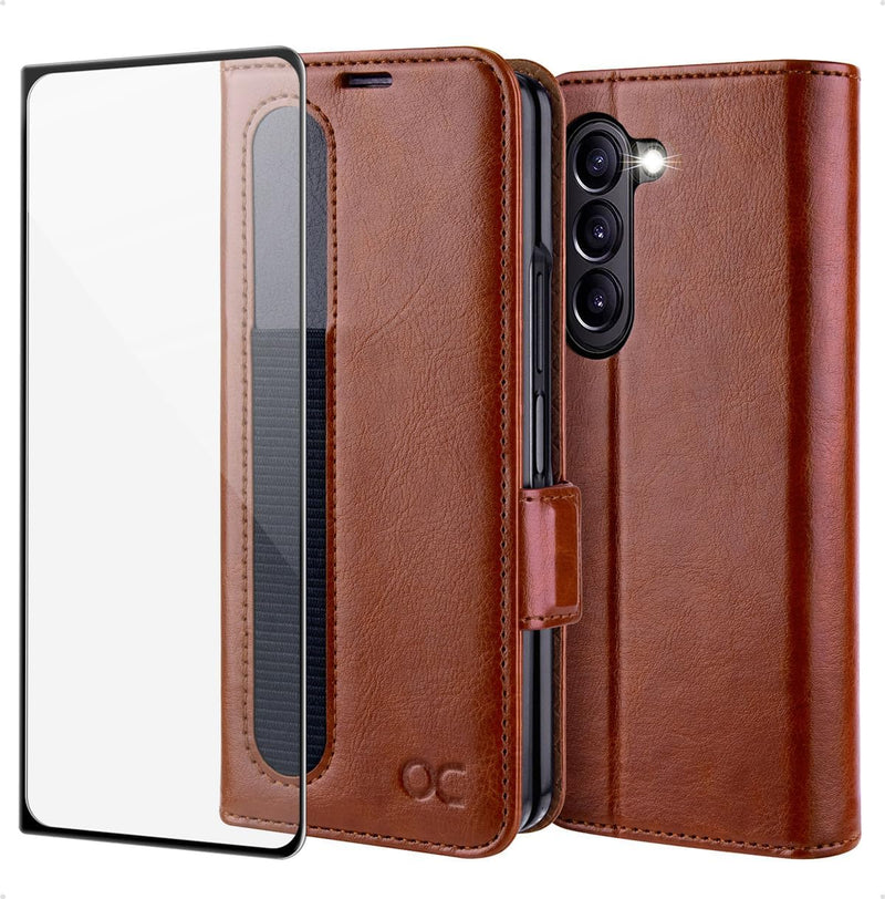 OCASE Aktualisierte Version Hülle Samsung Galaxy Z Fold 5 5G Handyhülle [mit S Pen Halter] [Vorderse
