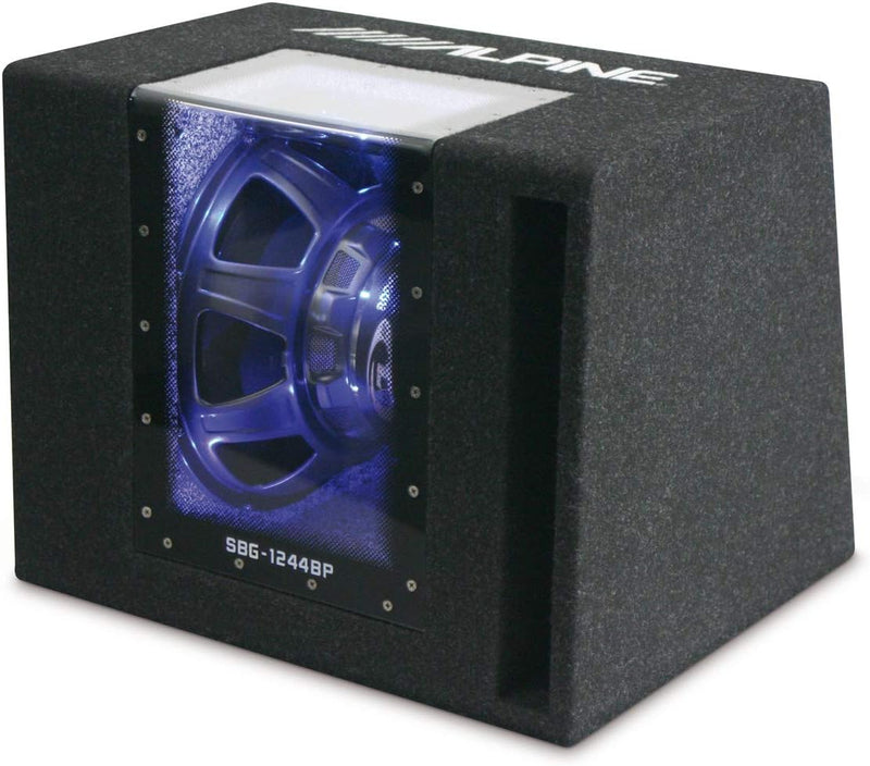 Alpine SBG-1244BP Subwoofer G Serie 12" (2Ω), Pasa-Banda (800W max,250W RMS) schwarz