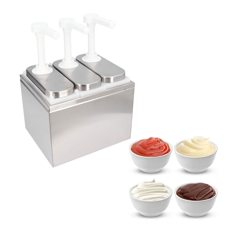 Saucenspender, Marmelade, Gewürz, Würze, Quetschpumpe, Ketchup, Salat, Paprika, Behälter, Utensilien