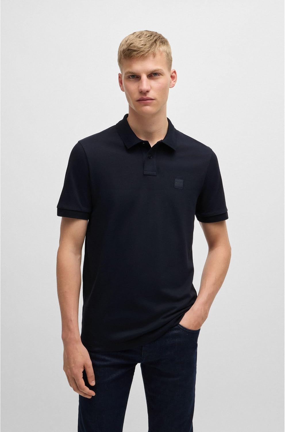 BOSS Herren Passenger Polohemd (1er Pack) M Dark Blue404, M Dark Blue404