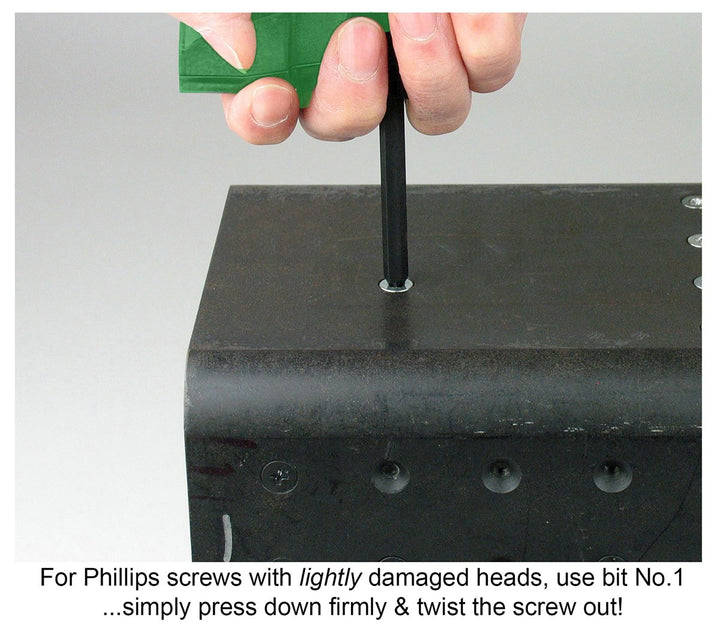 Innovative Rapid Schraubenausdreher/Entferner für Phillips Schrauben (Grösse # 2). Engineer dbz-60g