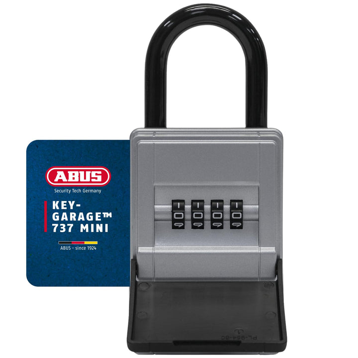ABUS KeyGarage 737 Mini - Schlüsselbox mit Bügel zur Befestigung - für bis zu 8 Schlüssel oder klein
