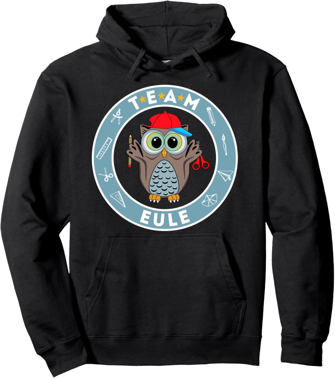 Team Eule Schul- oder Kindergarten Gruppe Pullover Hoodie