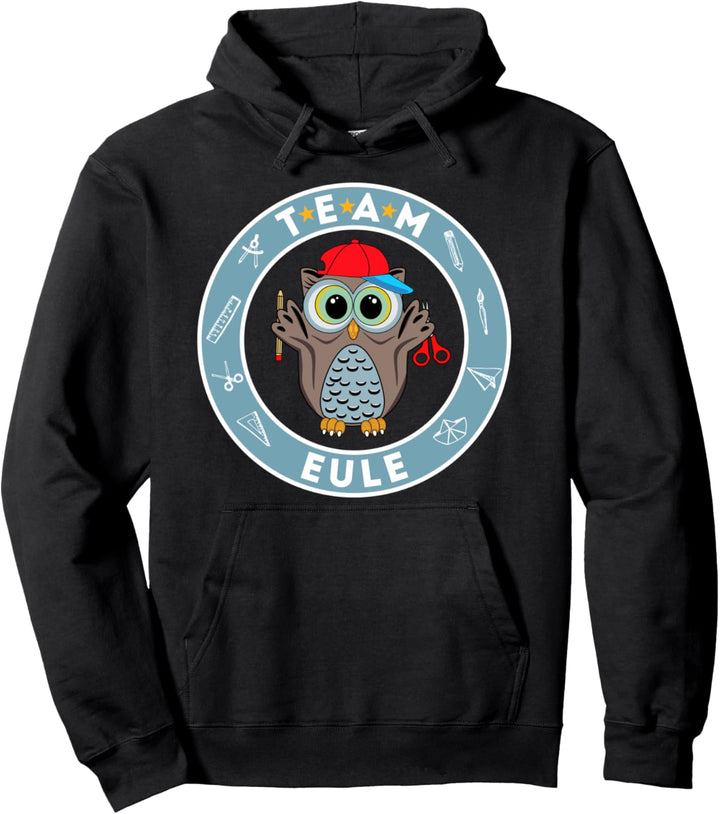 Team Eule Schul- oder Kindergarten Gruppe Pullover Hoodie