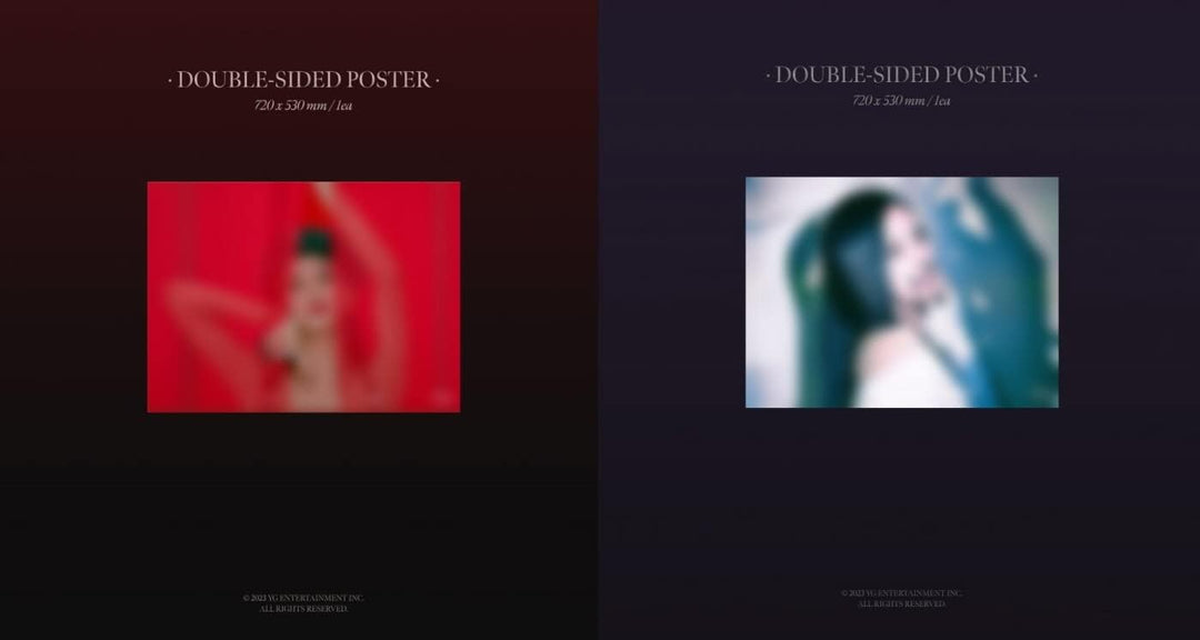 JISOO BLACKPINK - JISOO FIRST SINGLE ALBUM [ME] CD+Folded Poster (Red ver, 1 Folded Poster) Red Ver,
