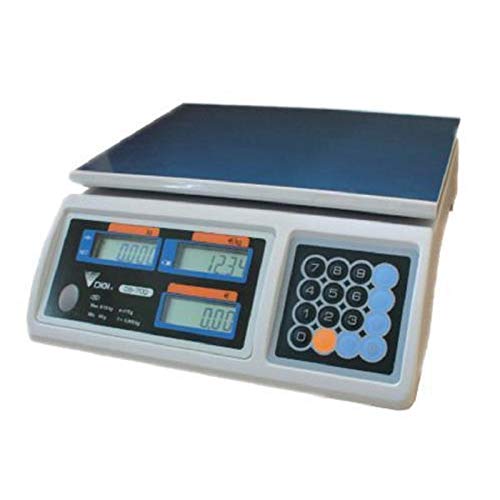 Ladenwaage Digi DS-700 - Marktwaage ab Werk geeicht bis 15kg (2 | 5g genau)