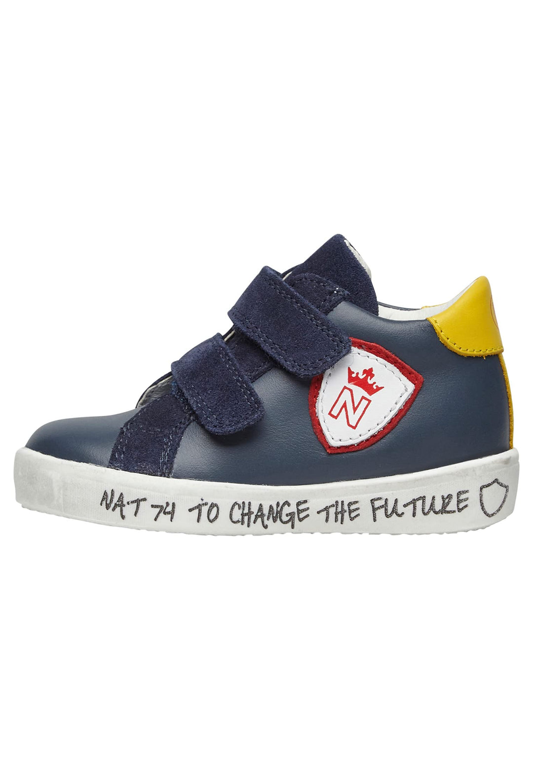 Naturino Korey 2 HIGH VL-Ledersneakers 22 EU Denim, 22 EU Denim