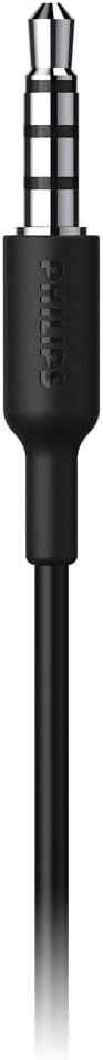 Philips Audio TAA1105BK/00 Sports Headphones with Microphone, In-Ear Headphones (Flexible Ear Hook,