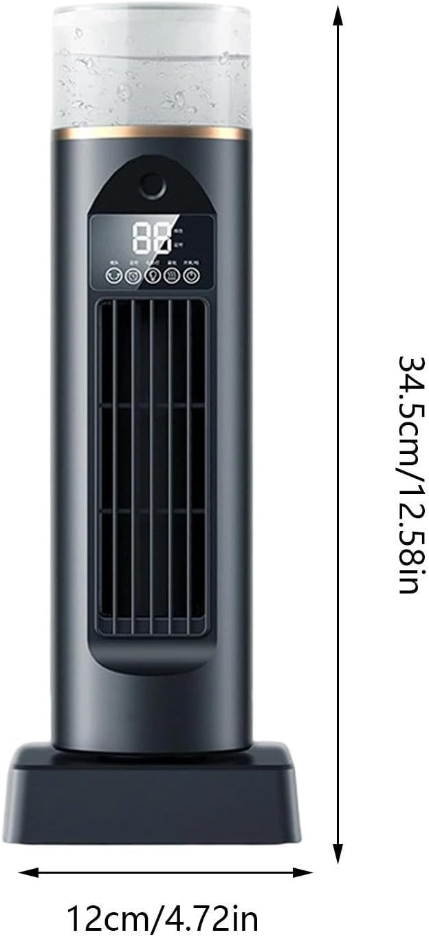 Leiser Ventilator Mit Kühlung | 4-in-1-Turmventilator/Luftbefeuchter/Verdunstungskühler Mit 7-farbig