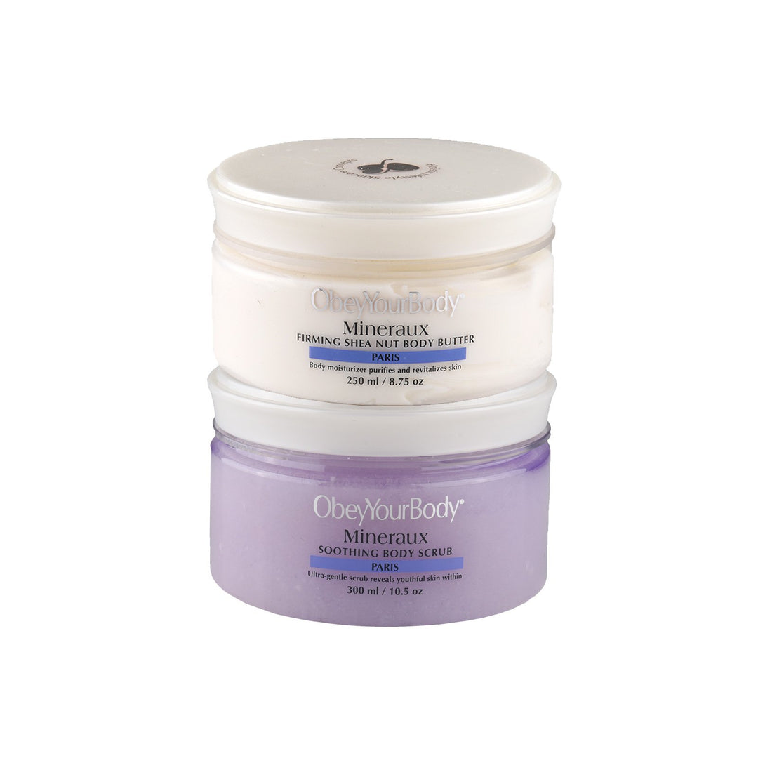 Obey Your Body Set 1 x Shea Body Butter und 1x Body Scrub Obeyyourbody Duft Paris