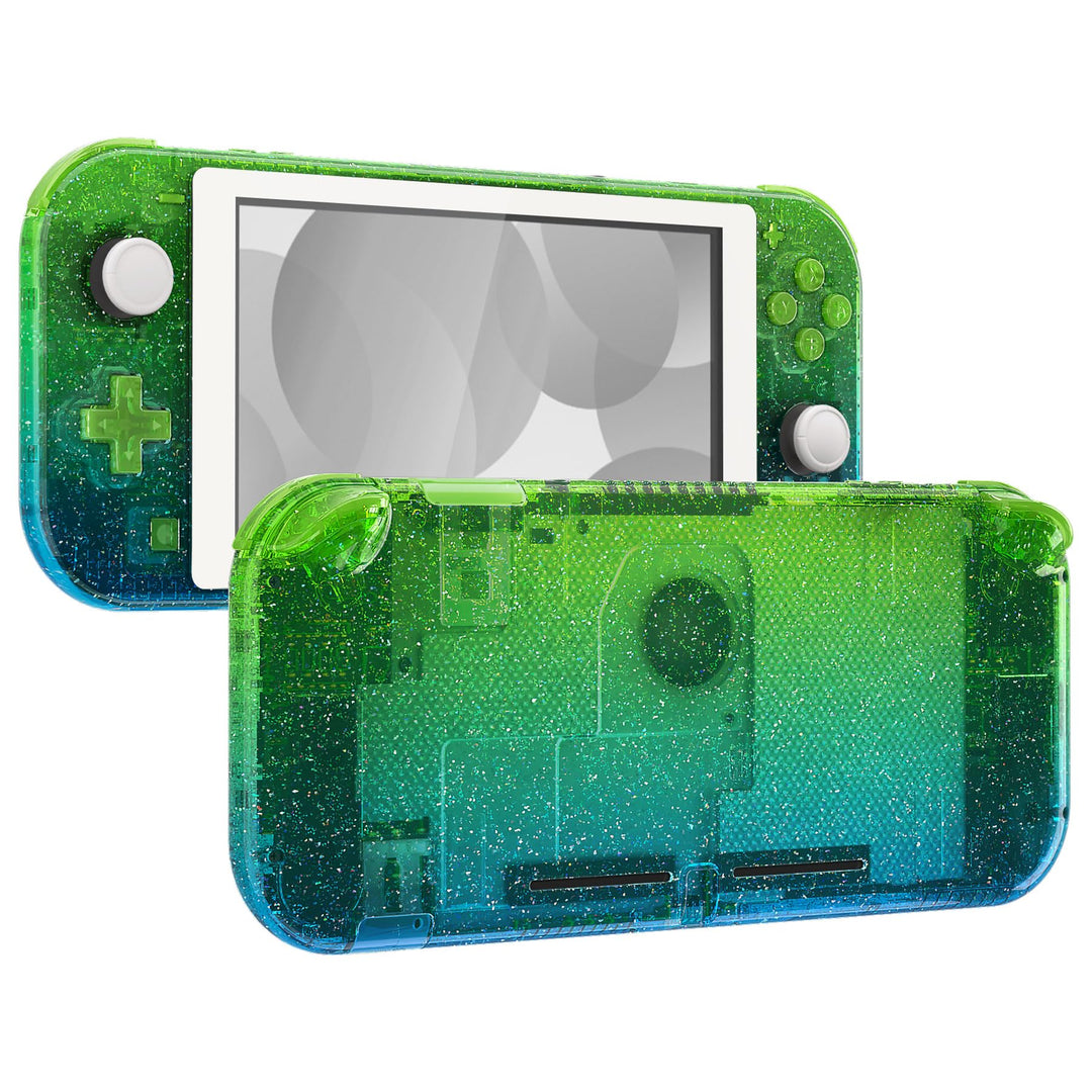 eXtremeRate Full Case für Switch Lite Console, DIY-Ersatz Gehäuse Hülle & Tasten & Schutzfolie Ersat