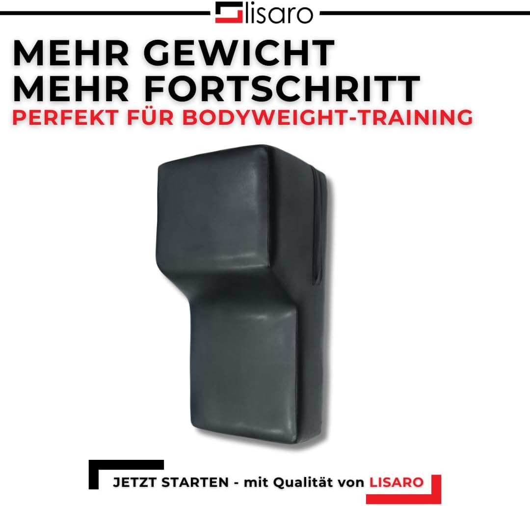 Lisaro Uppercut Schlagpolster mit Höcker 75 cm – Profi Muay Thai & MMA Trainingspad für Uppercuts, K