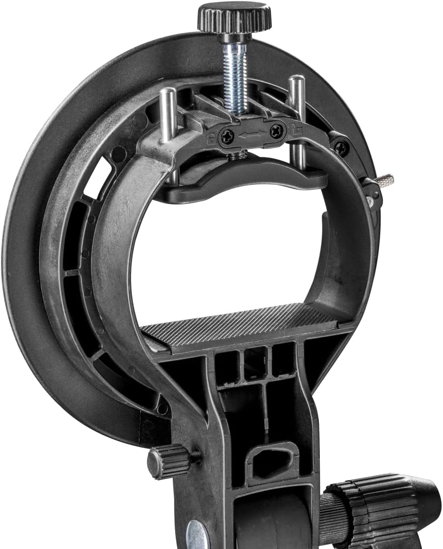 Walimex Pro Universal Systemblitzhalter S-Type (für System- und Kompaktblitze, Speedlite-Blitzvorsat