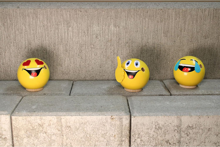 Seiffener Volkskunst | Räucher Emotionsfigur Räuchermännchen | 7 cm | Holzkunst aus dem Erzgebirge |