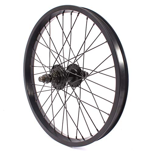 KHE 18" Zoll BMX Hinterrad 14mm schwarz Alu BIG400 Felge 36 Loch 9T Ritzel S/B
