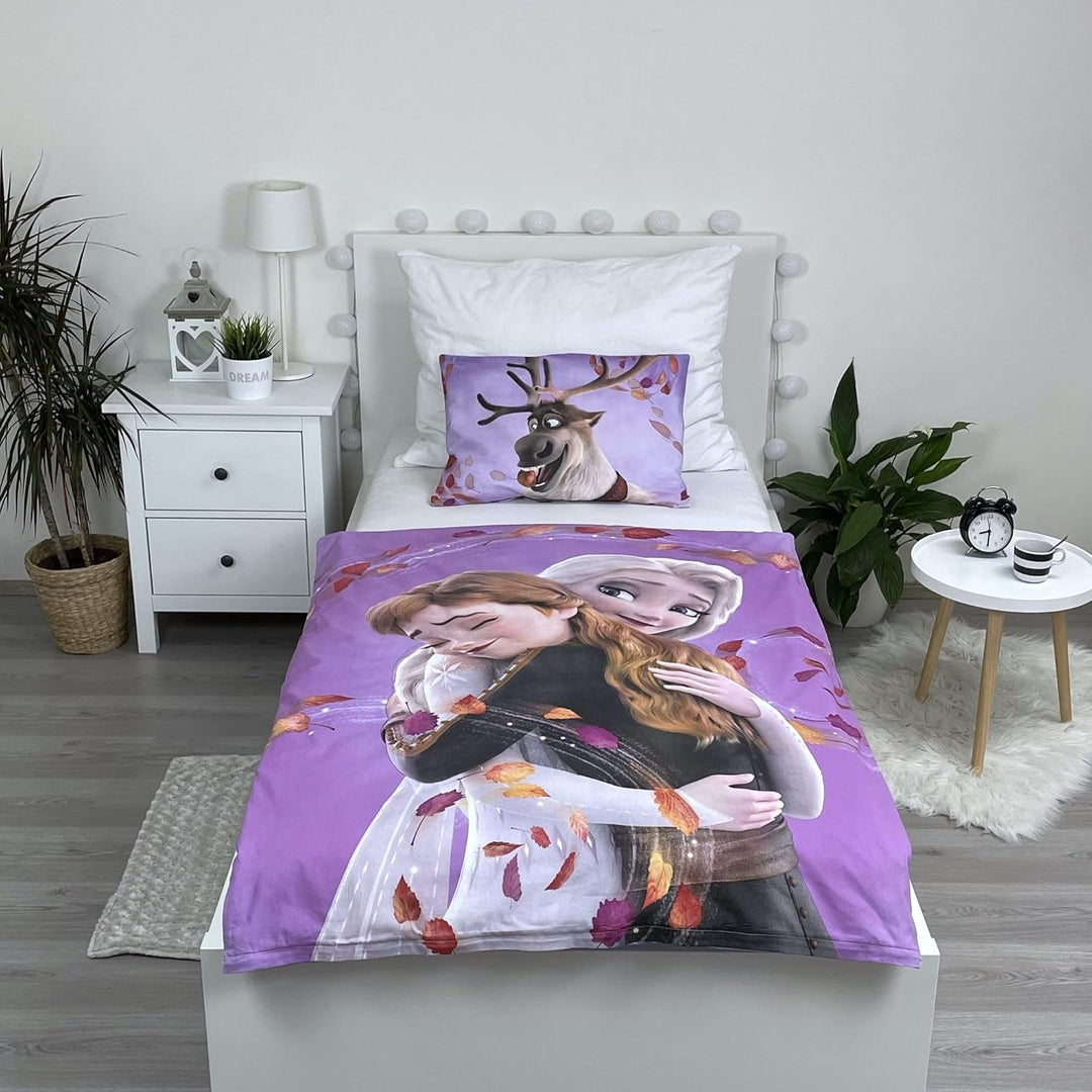 Jerry fabrics Disney Frozen 2 Anna ELSA Olaf Baby Bettwäsche 100 x 135 cm