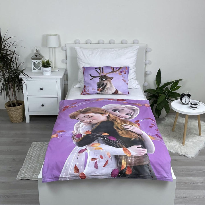 Jerry fabrics Disney Frozen 2 Anna ELSA Olaf Baby Bettwäsche 100 x 135 cm