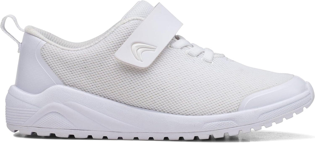 Clarks Jungen Aeon Pace KSneaker 24 EU Weiss, 24 EU Weiss