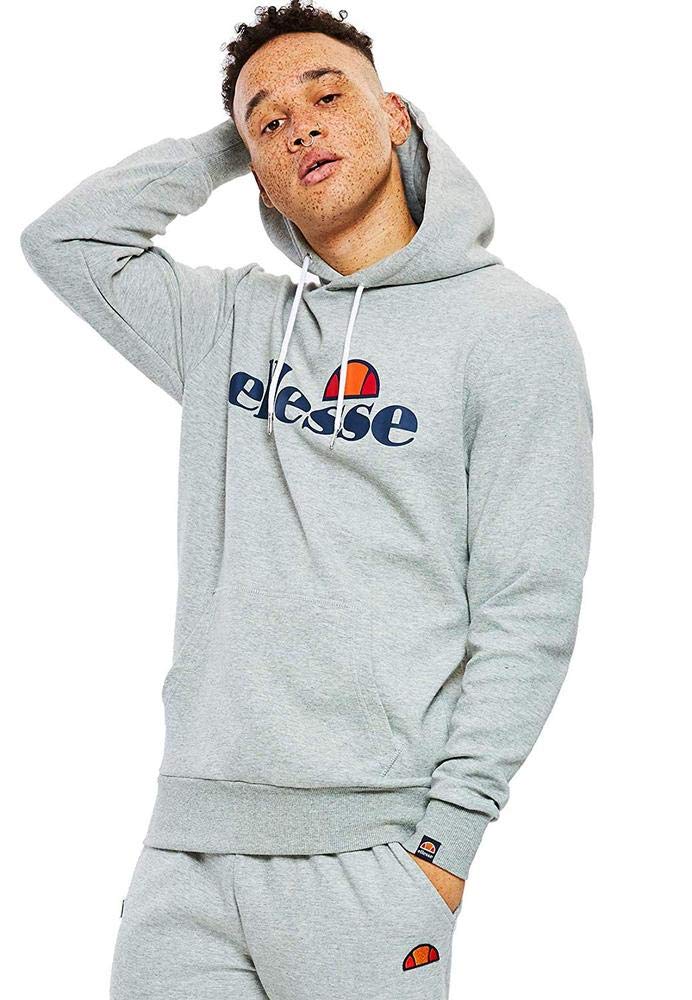 ellesse Herren Brisbane Kapuzenpullover XL Grau (Grey Marl), XL Grau (Grey Marl)