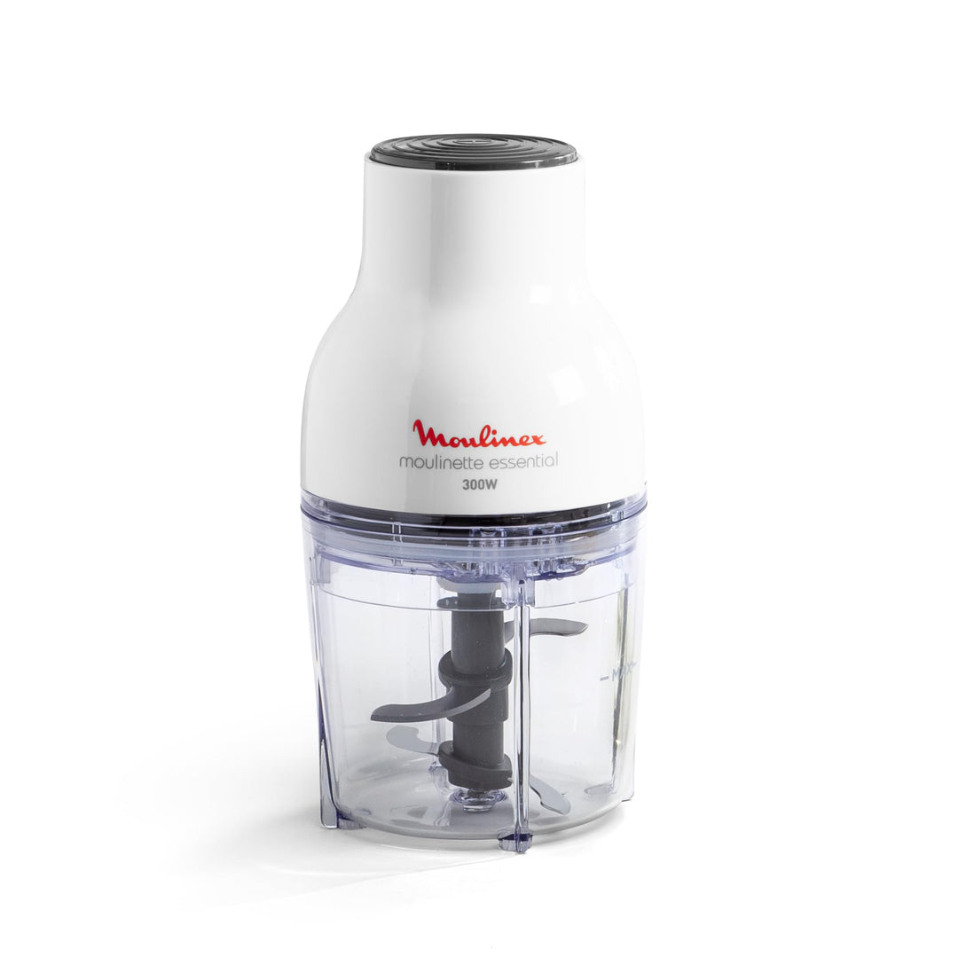 Moulinex Moulinette Essential DJ5201 3-in-1 Zerkleinererer, Mixen und Schneiden, Druckdeckel-System