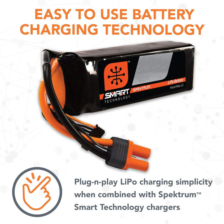 7.4 V 4000 mAh 2S 15C Smart LiPo-Empfänger-Akku: Universal-Empfänger, IC3