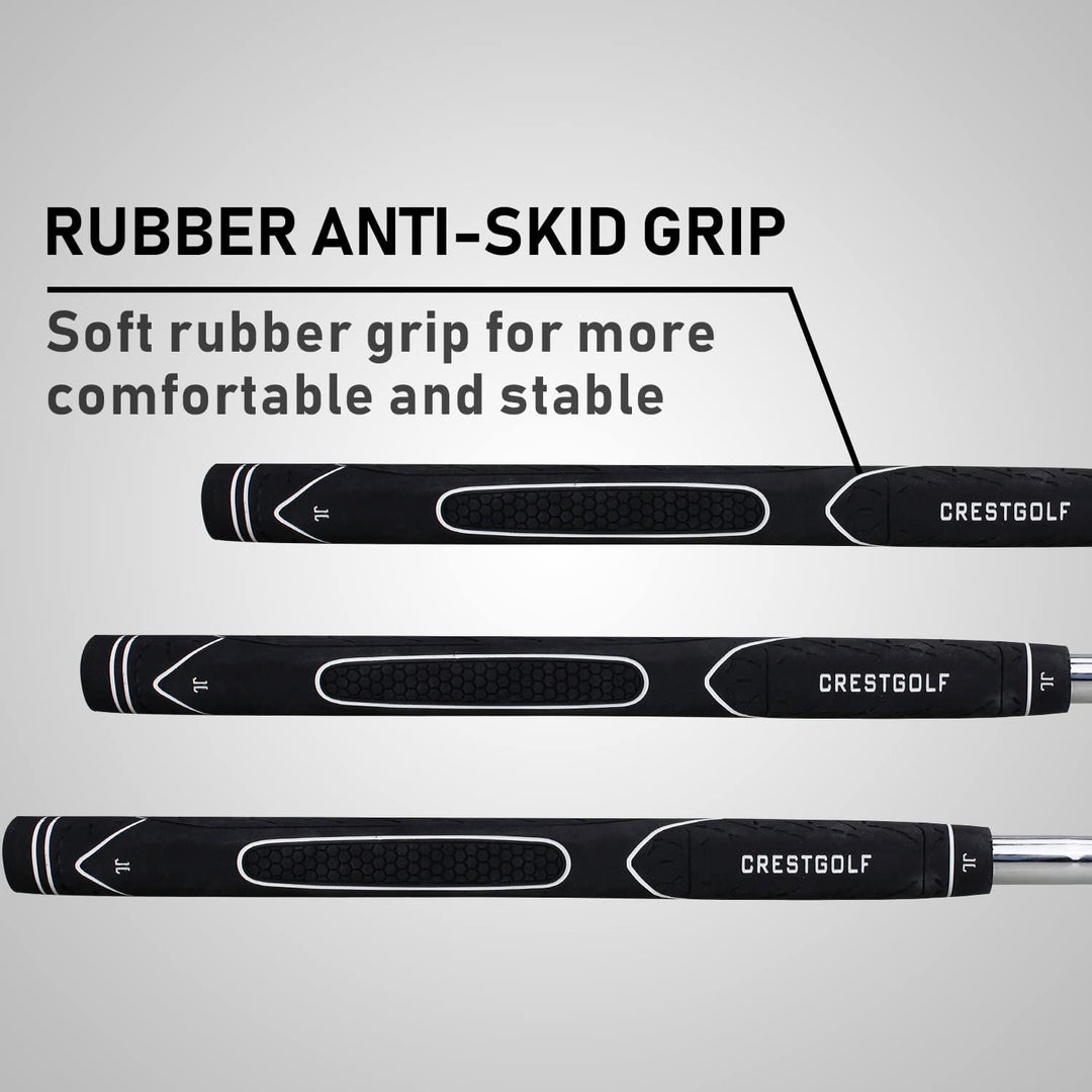 CRESTGOLF 35 Zoll Edelstahl Golf Insert Putter Blade Golf Putter, Golf Putter für Herren Rechtshände