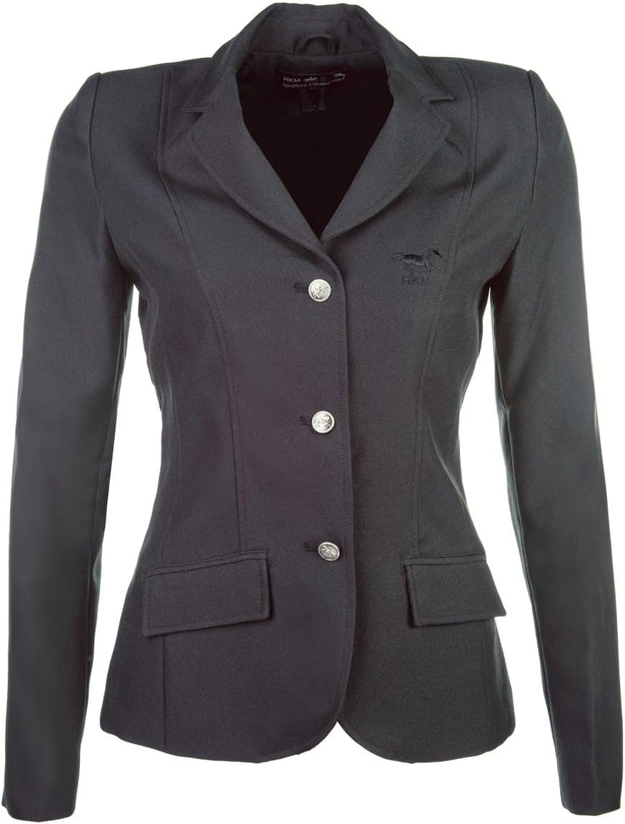 HKM 3341 Turnierjacket Marburg, Reitjacket Reitjacke schwarz Damen 46 46 Schwarz, 46 Schwarz