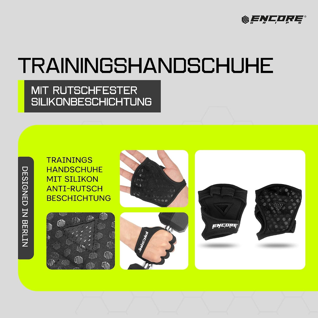 Griffpolster Kraftsport – Griffhilfen &amp; Grip Pads für Krafttraining, Bodybuilding &amp; Klimmzüge, Neopr