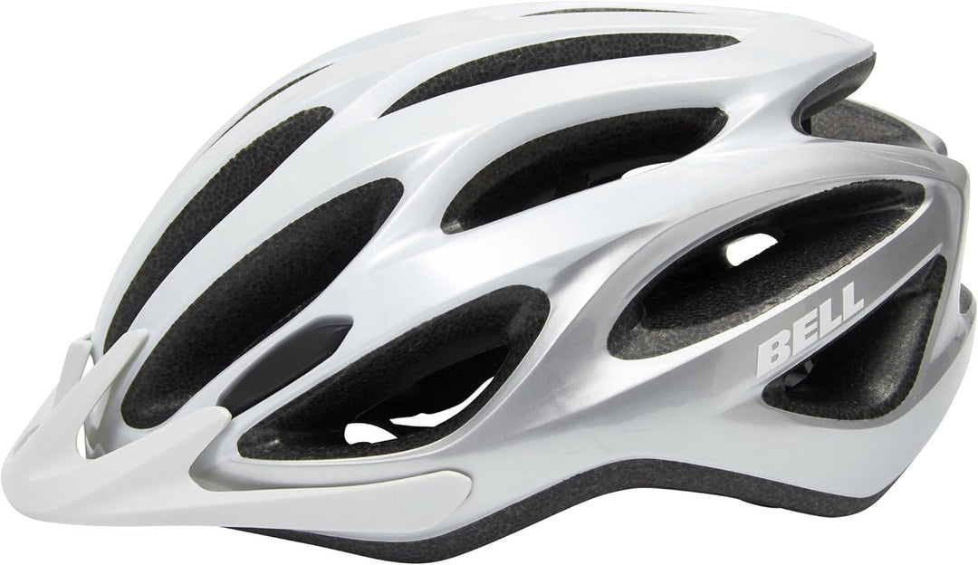 Bell Kinder Sidetrack Fahrradhelm unisize white/silver, unisize white/silver